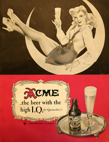Hey ladies, choose your beer like you choose your men — the higher the IQ the better.
Hey ladies, choose your beer like you choose your men — the higher the IQ the better.