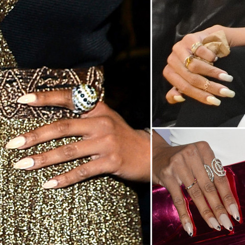 White nail polish doesn't have to look chalky and unnatural. These three women rocked the trend flawlessly.
White nail polish doesn't have to look chalky and unnatural. These three women rocked the trend flawlessly.