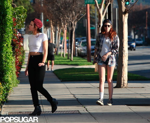 Kristen Stewart and a friend arrived at the batting cages.
Kristen Stewart and a friend arrived at the batting cages.