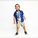Summer Fun Woven Shirt, Graphic Tee, and Cargo Shorts