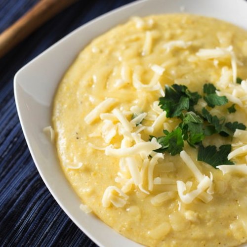 Creamy Cheddar Polenta Recipe