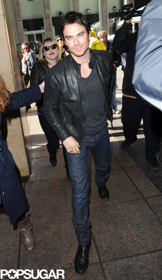 Ian Somerhalder Stops in NYC and Stays Quiet on Fifty Shades Ian Somerhalder Stops in NYC and Stays Quiet on Fifty Shades