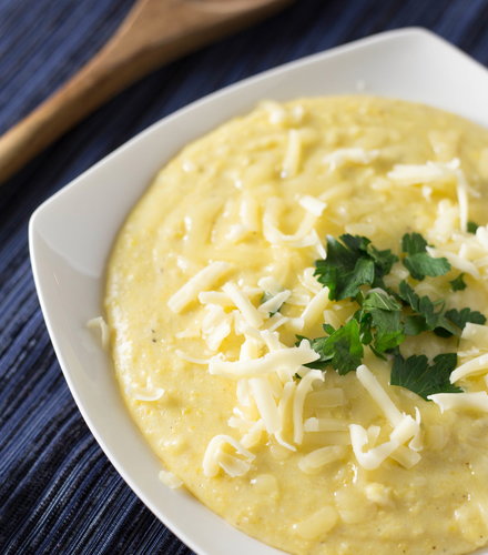 Creamy Cheddar Polenta