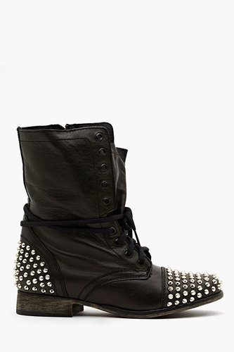 Studded Combat Boot
