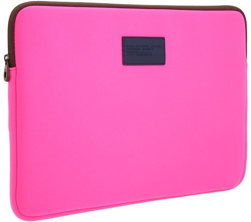 Marc by Marc Jacobs - Standard Supply Neoprene 15 Computer Case (Fluoro Fuchsia) - Bags and Luggage