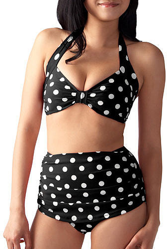 Beach Blanket Bingo Two Piece in Black