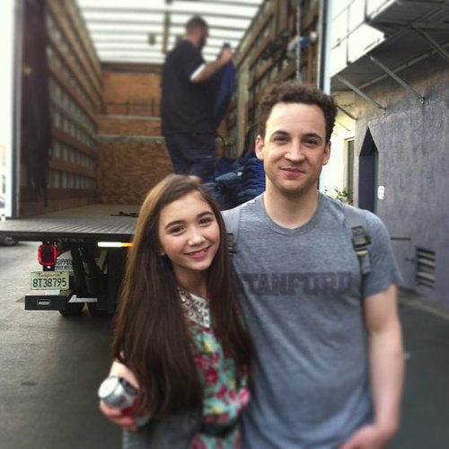 Ben Savage posed with his onscreen daughter.
Source: Instagram user rowanblanchard
Ben Savage posed with his onscreen daughter.
Source: Instagram user rowanblanchard