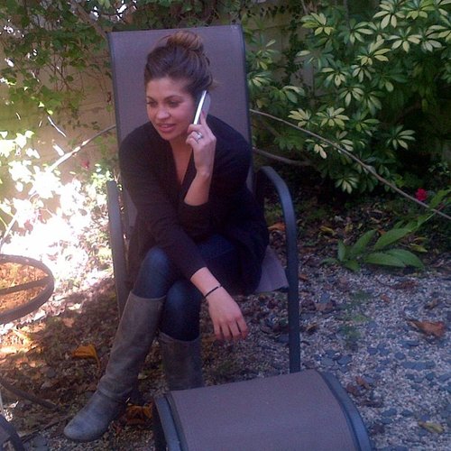 Danielle Fishel took a break between scenes.
Source: Instagram user bensavage
Danielle Fishel took a break between scenes.
Source: Instagram user bensavage