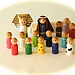 Peg People Seder Set