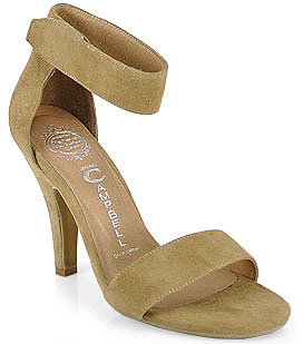 Jeffrey Campbell - Hough - Suede Sandal in Nude