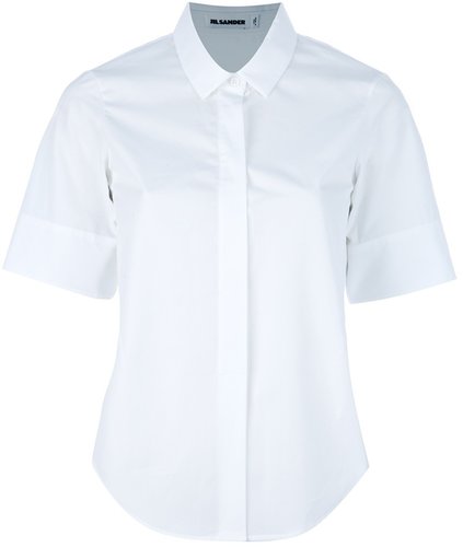 Jil Sander boxy cropped shirt