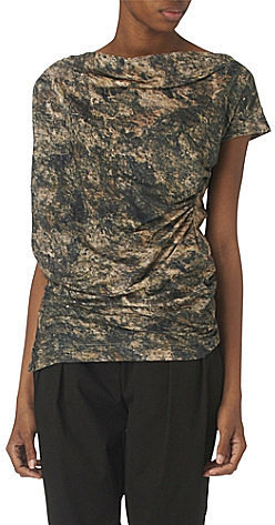 Anglomania Draped printed top