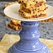 Cadbury Egg Cookie Cake Bars