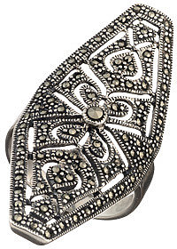 Tang and Song Hallow Octagon Ring