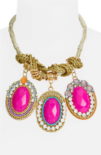 Cara Couture Multi Media Statement Necklace