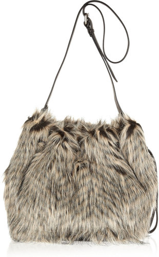 Marc by Marc Jacobs Regine faux fur bucket bag