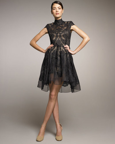 Stella McCartney Lace Full-Skirt Dress