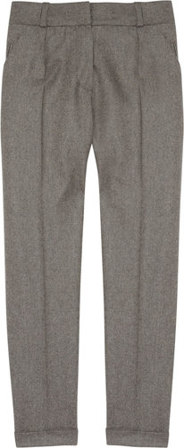 Carven Wool-flannel cropped pants