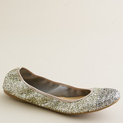 Lula glitter ballet flats
