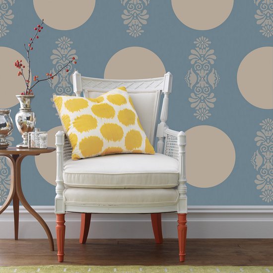 Easily switch up the look in one of your rooms with these removable dot wall decals ($15 for five).
Easily switch up the look in one of your rooms with these removable dot wall decals ($15 for five).