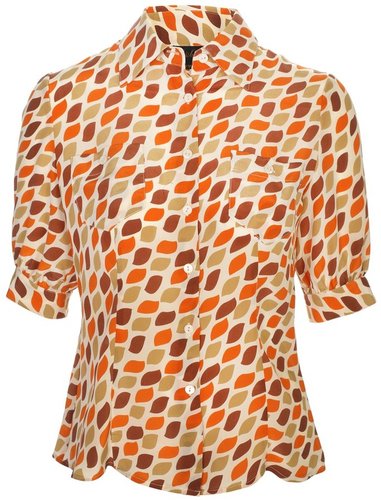 Luisa Spagnoli Vintage print silk blouse