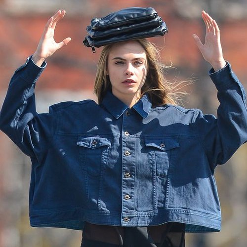 Cara Delevingne's DKNY Shoot In New York: Behind The Scenes