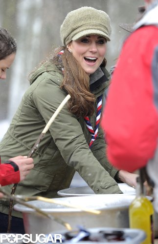 Kate Middleton Cracks Up by a Campfire With Cub Scouts Kate Middleton Cracks Up by a Campfire With Cub Scouts