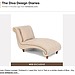Tufted Linen Chaise Lounger