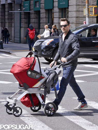 Brian Austin Green Hits the NYC Streets With Adorable Noah Brian Austin Green Hits the NYC Streets With Adorable Noah