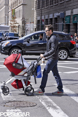 Brian Austin Green Hits the NYC Streets With Adorable Noah Brian Austin Green Hits the NYC Streets With Adorable Noah