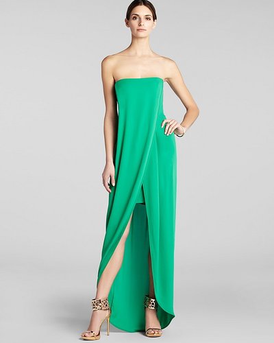 BCBGMAXAZRIA Gown - Strapless Open Front