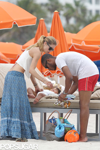 Bikini-Clad Doutzen Has a PDA-Filled Beach Day With Her Boys Bikini-Clad Doutzen Has a PDA-Filled Beach Day With Her Boys
