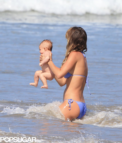 Bikini-Clad Gisele Hits the Beach With Shirtless Tom, Baby Vivian, Jack, and Ben Bikini-Clad Gisele Hits the Beach With Shirtless Tom, Baby Vivian, Jack, and Ben