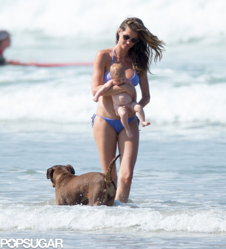 Bikini-Clad Gisele Hits the Beach With Shirtless Tom, Baby Vivian, Jack, and Ben Bikini-Clad Gisele Hits the Beach With Shirtless Tom, Baby Vivian, Jack, and Ben