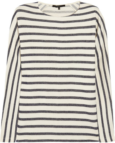 Victoria Beckham Denim Striped cotton top
