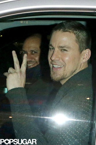 Channing and Jenna Take on Fan Frenzy in London Channing and Jenna Take on Fan Frenzy in London