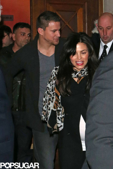 Channing Tatum and Jenna Dewan attended a fan event for his new movie White House Down.
Channing Tatum and Jenna Dewan attended a fan event for his new movie White House Down.