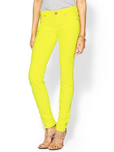 These Maison Scotch yellow skinny jeans ($136) would definitely be the center of attention in your outfit. Pair them with a casual gray or white tank to balance out the bright.
These Maison Scotch yellow skinny jeans ($136) would definitely be the center of attention in your outfit. Pair them with a casual gray or white tank to balance out the bright.