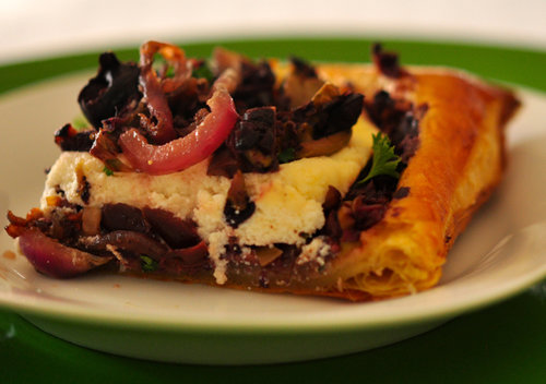 Olive Tapenade Tart Olive Tapenade Tart
