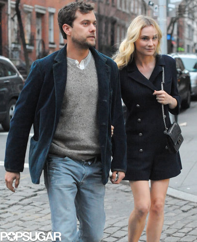 Diane Kruger and Joshua Jackson stepped out for a date night in NYC.
Diane Kruger and Joshua Jackson stepped out for a date night in NYC.