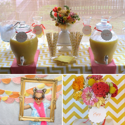Yellow, Orange, Pink, and Red Yellow, Orange, Pink, and Red