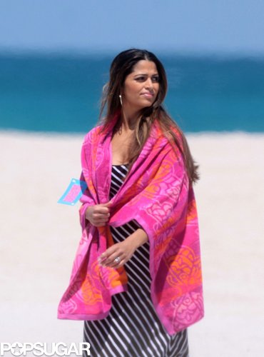 Camila Alves Strikes a Pose For a Miami Beach Shoot Camila Alves Strikes a Pose For a Miami Beach Shoot