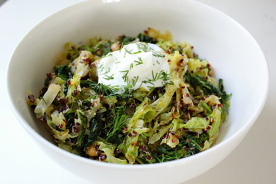 Toasted Quinoa and Savoy Cabbage Toasted Quinoa and Savoy Cabbage