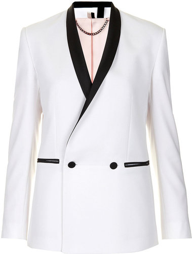 Grossgrain Collar Blazer