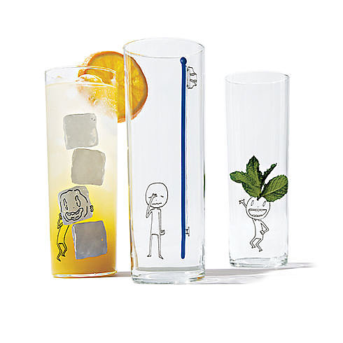Party Guy Drinking Glasses Party Guy Drinking Glasses