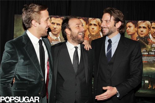 Ryan Gosling, director Derek Cianfrance, and Bradley Cooper shared a laugh.
Ryan Gosling, director Derek Cianfrance, and Bradley Cooper shared a laugh.