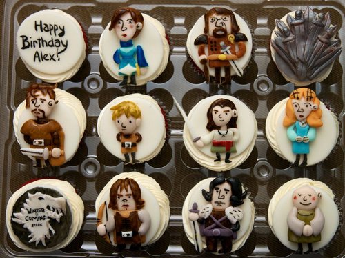 House Stark Cupcakes House Stark Cupcakes