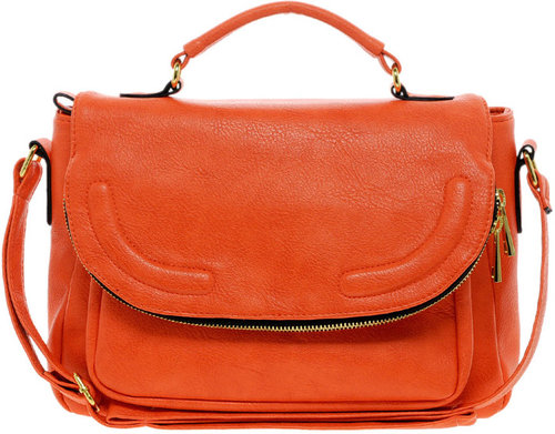 ASOS Satchel Bag With Zip Flap