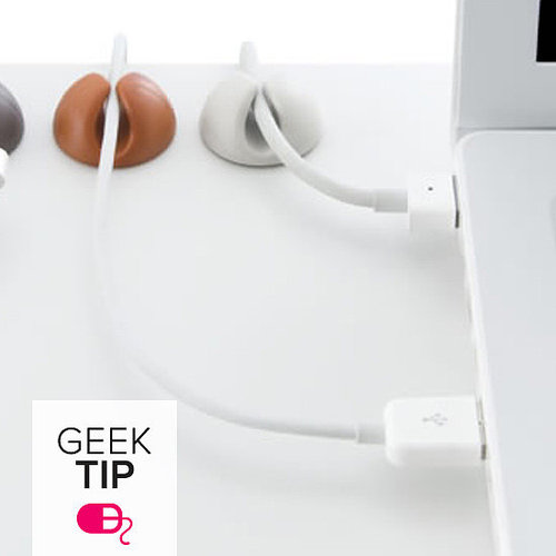Keep your desktop clean with easy cable organizers.
Keep your desktop clean with easy cable organizers.