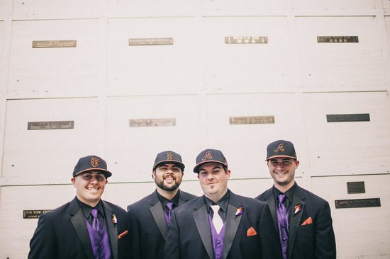 Groomsmen in Caps Groomsmen in Caps